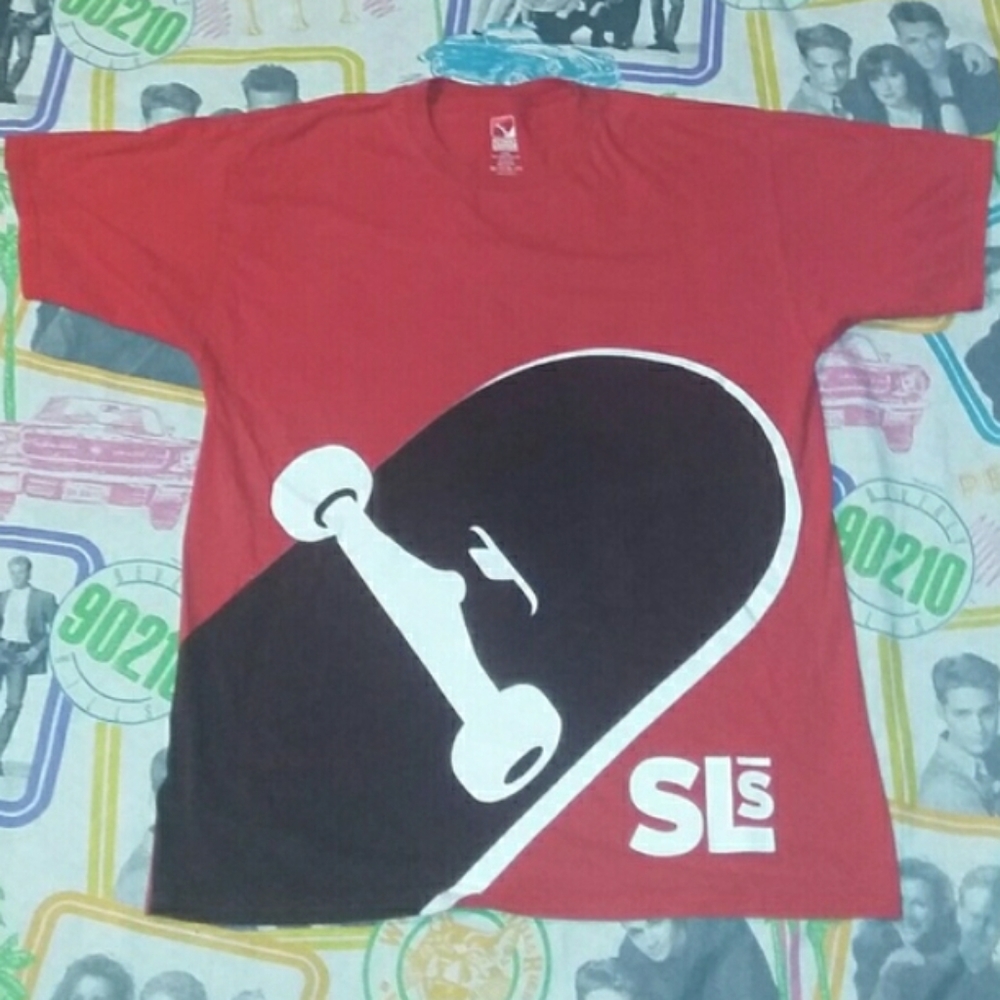 Street League Skateboarding Shirt SLS  Skateboard Vintage Tee Skateboards